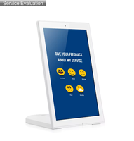 Tablette PC Android 10 pouces en forme de L avec écran LCD Rockchip, processeur Quad Core, WiFi, réseau 4G, pour entreprises, restaurants, banques, hôpitaux