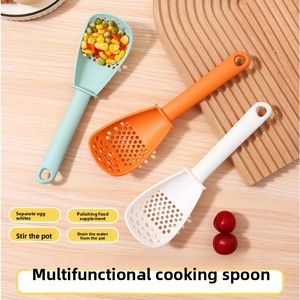 Passoire et presse-purée 5-en-1 pour la cuisine – Cuillère de cuisine multifonctionnelle, coupe-ail, presse-patates, outil à œufs – Antiadhésif, résistant à la chaleur - Product Image 5