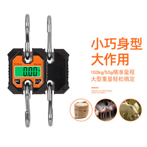 Báscula electrónica portátil WeiHeng de 100 kg y 50 g de precisión para pesaje de ganado y carga - Product Image 1