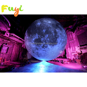 Globo Lunar Inflable Gigante con Iluminación LED Personalizada a Todo Color, <span class=keywords><strong>Luna</strong></span> Inflable para Decoración de Fiestas o Eventos - Product Image 5