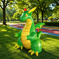 Modèle de dragon gonflable décoratif en PVC de la marque GZAD IBG69, prix bas, mascotte à vendre