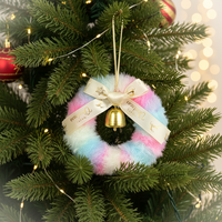 Guirlande de Noël artisanale, décorations uniques, nœud artificiel personnalisé, couleur Natale Ghirlanda pour porte, arbre