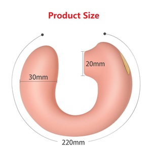 Lootee JY-SX55 Gizli Emme Vibratörü G Noktası Klitoral Meme Ucu Stimülasyonu 2'si 1 Arada Çok Hızlı Uzaktan Kumandalı Sperm İlacı - Product Image 5