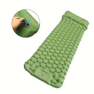 Colchoneta Autoinflable con Almohada, Colchón de Aire Inflable con Presión de Pie para Acampar, Viajar y Dormir - Product Image 1