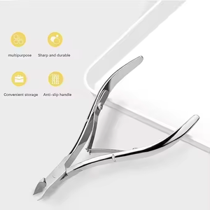 Prix de gros en acier inoxydable Meilleur fournisseur OEM Soins de beauté Pédicure Manucure Outils <span class=keywords><strong>Staleks</strong></span> Pinces à cuticules - Product Image 4