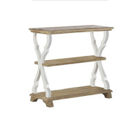 Utilisation multifonctionnelle élégant Style français couloir en bois massif Design moderne Table de Console en bois et plexiglas