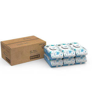 卸売ベビーウォーターウェットワイプ、無臭ベビーワイプ、敏感、無香料カスタムロゴベビーワイプ - Product Image 5