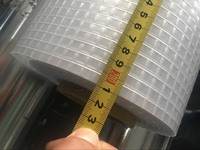 Bâche en pvc 1000d * 1000d, tissu maille transparent, bâche en pvc