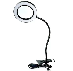 Good Quality Factory Direct LED Acrylic Magnifier With Clip Magnifying Glass