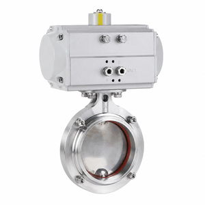 Valvola a Sfera D681X 10P Pneumatica Sanitaria per Alimenti, a Installazione Rapida, Tipo a Morsetto, con Guarnizione Morbida, in Acciaio Inox 304, Struttura a Capsula - Product Image 3