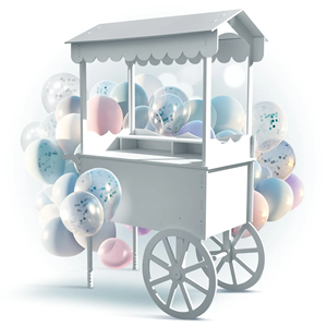 Bruiloft snoep dessert mini-eten suikerspin draagbare display tafelblad Coco mobiele kar voor bruiloften - Product Image 3