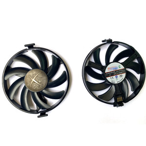 เปลี่ยนพัดลมระบายความร้อน FDC10U12S9-C สำหรับ XFX <span class=keywords><strong>AMD</strong></span> <span class=keywords><strong>Radeon</strong></span> RX 470 480 580 RX580 RX480 <span class=keywords><strong>RX470</strong></span> EDITION RX-480P85EAJ/7การ์ดจอสีแดงเข้ม - Product Image 2