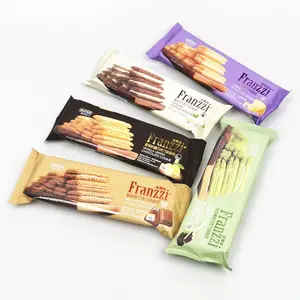 Vente en gros de snacks asiatiques 70g Biscuits aromatisés au chocolat et au yaourt