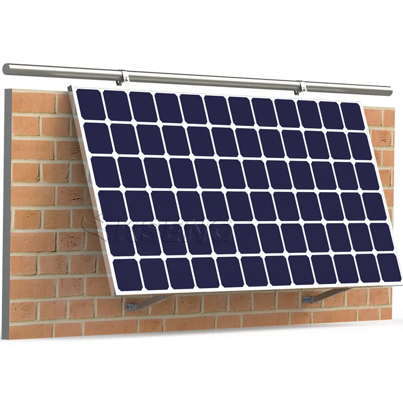 Kit de montaje en pared para balcón, sistema de montaje de Panel Solar para el hogar, nuevo diseño, fácil