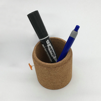 Étui de conteneur en bois de liège pour stylo, porte-stylo de bureau léger pour Pot à brosse
