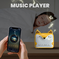 Boîte à histoires pour tout-petits avec haut-parleur intégré et grand espace de rangement, préchargée avec plus de 100 histoires et chansons, jouet d'apprentissage audio sans écran