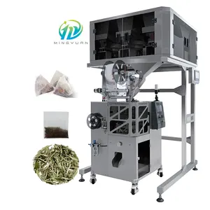 Multifunctionele Verpakkingsmachines Automatische Piramide Thee Bladeren Kruiden Koffie Theezakje Verpakkingsmachine Voor Kleine Bedrijven