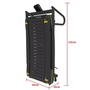 Draagbare, gebogen loopband met magnetische bediening, verstelbare weerstand, commerciële fitnessapparatuur, elektrisch, inloopbaar, van staal - Product Image 6