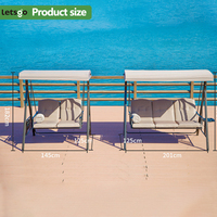 Chaise longue suspendue imperméable moderne pour balcon extérieur, jardin, parc, hamac de relaxation pour la maison et la terrasse