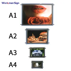 Dropshipping Popular Design Advertising Sign Board Single-sided Led Custom Acrylic Light Box Displays