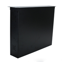 Boîtier de rack 2U personnalisé en tôle, châssis en acier galvanisé et panneau en aluminium pour onduleur, OEM