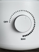 Humidificateur ultrasonique électrique blanc, aromathérapie, désinfection, lumière LED changeante de couleur, capacité 5L, hôtel, maison