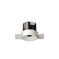 Spot encastré LED 12W sans cadre, découpe 75mm, petit trou pour plafond en bois LP-FX7570SH-RTB-21-1