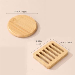 Einweihungsgeschenk 6-teiliges Untersetzer-Set mit Halter Inklusive Natürlicher Bambus-Kaffeeuntersetzer zum Schutz der Tischplatte - Product Image 3