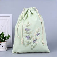 Pochette en toile pliable tout usage avec cordon de serrage, sac de transport écologique et portable pour cosmétiques, bijoux et cadeaux de fêtes