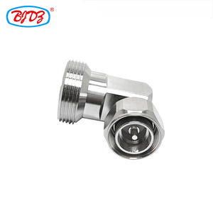 Usine L29 7-16 7/16 <span class=keywords><strong>Jack</strong></span> femelle vers <span class=keywords><strong>Mini</strong></span> 4.3/10 4.3 Din prise mâle vers Angle droit 90 degrés flexion coaxial Rf adaptateur coaxial - Product Image 2