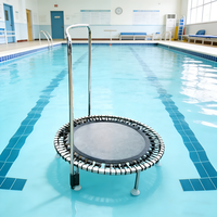 Trampoline aquatique commercial en acier inoxydable à pattes d'araignée, équipement de fitness aquatique sécurisé, rebondisseur pour la thérapie sous-marine pour adultes