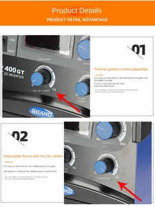 ARC-315GTS/400/500GT onduleur industriel <span class=keywords><strong>DC</strong></span> Tig & Stick soudeur manuel pour les soudeurs de bâton de matériaux en acier - Product Image 5