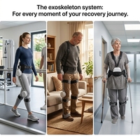 Robot de marche intelligent pour la rééducation, entraînement des personnes âgées, assistance à la marche des jambes et des pieds, exosquelette robotique ZW568 Classe II