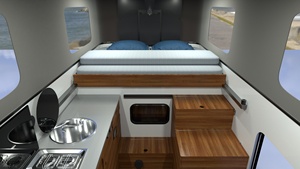 Remolque de Campamento EcoCampor 2026, Fabricado en China, Tamaño Pequeño, Resistente, de FRP, para Camioneta - Product Image 4