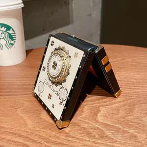 Funda Clásica Popular Plegable Antigolpes para Teléfono con Diseño Decorativo Brillante para <span class=keywords><strong>Z</strong></span> Flip3/4, Anillo de Plástico y Parte Trasera Acrílica - Product Image 2