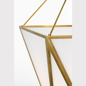 Luminaire suspendu LED minimaliste en laiton, lustre moderne de luxe pour salon, salle à manger, cuisine, 110V - Product Image 4