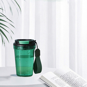 Gobelet isotherme Tritan 400 ml pour café, cola, sport, homme, couple, bouteille d'eau portable, élégant, minimaliste, pour voyage - Product Image 4