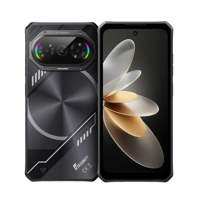 Fossibot F114 Rugged Phone 6.67 Inch 50MP Main Camera Shockproof 4+128GB 5000mAh Dynamic Breathing Light Android 15 Mobile