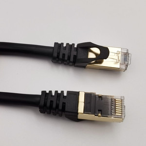 Cable de conexión redondo categoría 8, cable de red Cat8, cable gigabit de alta velocidad para uso doméstico y exterior, de cobre sin oxígeno, blindado, categoría 8, twi - Product Image 4