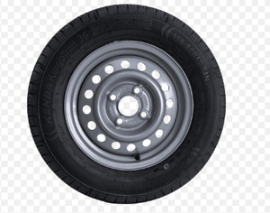 Nuevo Conjunto de Llanta de Remolque de Acero XM <span class=keywords><strong>5.00</strong></span>/5.20x10\" Sin Cámara, Carga Máxima de 792 lb, Pieza de Repuesto - Product Image 3