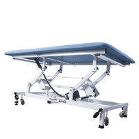 Lit de rééducation de physiothérapie Bobath pour les patients atteints de troubles du système nerveux, lit d'entraînement pour hôpital, cuir artificiel, acier