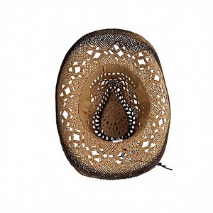 Chapeau de cowboy unisexe à paillettes argentées, à large bord, broderie de sequins, pour fête, adulte, 56-58 cm, toutes saisons, 100 % polyester - Product Image 2