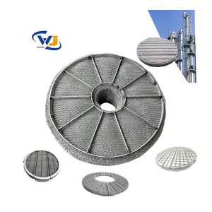 PP PE PVC PTFE Plastic Wire Mist Eliminator Mesh Pad Demister