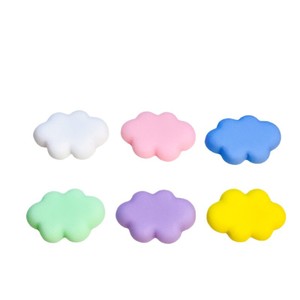 Breloques nuages colorées miniatures pour la création de bijoux DIY et les coques de téléphone, pendentifs unisexes tendance - Product Image 1