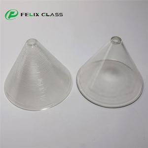Pantalla de cristal transparente fundido para interiores, cubierta de cristal soplado a mano de fábrica OEM de China, para lámpara de araña o colgante. - Product Image 4