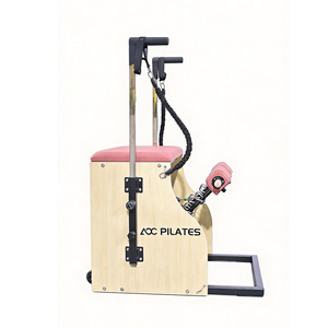 อุปกรณ์พิลาทิส AOC <span class=keywords><strong>เก้าอี้</strong></span>วันดา<span class=keywords><strong>ทำ</strong></span>จากไม้เมเปิลคุณภาพสูง ทนทาน พร้อมที่จับโลหะปรับได้ - Product Image 5