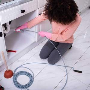 Sblocca Scarichi Personalizzato, Miglior Attrezzo Manuale in Acciaio, <span class=keywords><strong>Spirale</strong></span> Flessibile <span class=keywords><strong>a</strong></span> Molla per Disintasare Tubi, Pulitore per Scarichi - Product Image 6