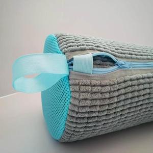 Sac à brosse à chaussures avec fermeture éclair, en chenille, lavable en machine, pour enfants, petite taille - Product Image 2