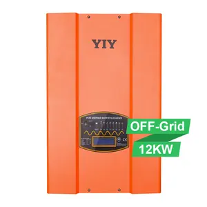 12KW solar inverter charger 48VDC 220V 230V 240VAC 110/120VAC 50HZ/60HZ with inbuilt mppt solar charger controller 48V/40A