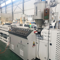 12-50mm HDPE PE PVC PP Einwandige Wellrohr-Extrusionsmaschine Pelletier- und Drahtproduktionslinie